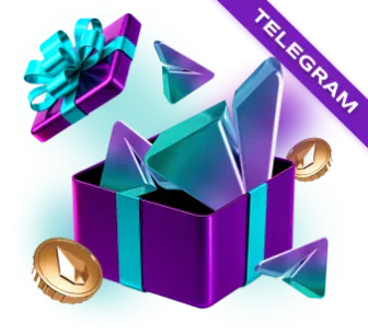 Telegram promosyon kodları: kristal dolu hediye kutusu